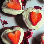 Red Velvet Heart Cupcakes