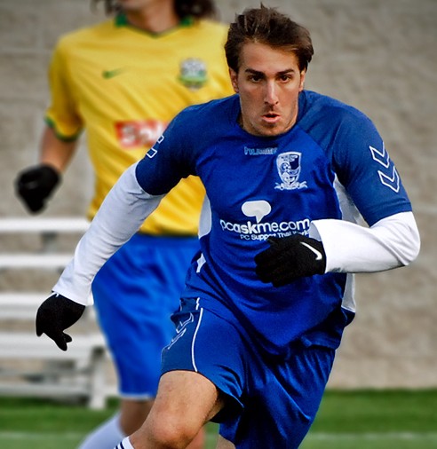 Fitness and Fuel Co-Owner Byron Playing Soccer