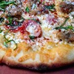 Sausage Basil Parmesan Pizza