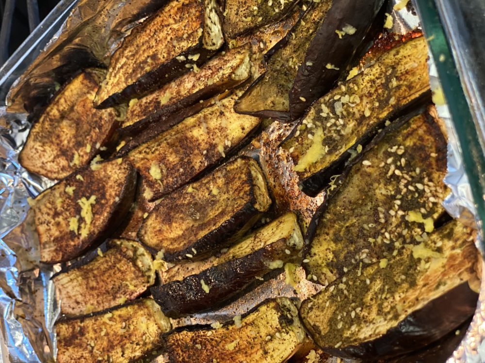 Middle Eastern Roasted Eggplant Fitness and Fuel